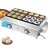 Rote Bohnen-Kuchenmaschine, 18-Loch-Eier-Burger-Maschine mit leicht zu reinigender...