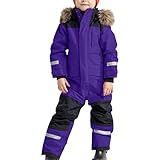 Skianzug für Kinder – Schneeanzug für Jungen und Mädchen, Einteiler, Winter, warm und...