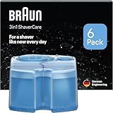 Braun 3-in-1 ShaverCare Reinigungskartuschen für Reinigungsstationen, reinigt Rasierer...