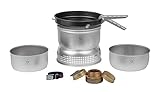 Trangia Sturmkocher groß 25 UL Duossal (120253) mit Non-Stick Pfanne, ohne...