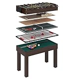 anaterra® Multispieltisch - 9 in 1, Billardtisch, Hockey, Tischtennis,...