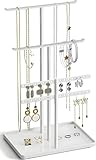 Schmuck Organizers, Schmuckständer 32cm Groß, 4 Ebenen Robust Schmuckaufbewahrung Reise,...