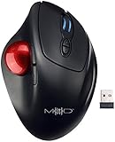 Mod-It Computer Maus: Kabellose Funk-Trackball-Maus mit 7 Tasten Versandrückläufer...