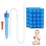 EIROVYA Nasensekretsauger, Nasensauger Baby, mit 40 zusätzlichen Hygienefiltern, weiche...