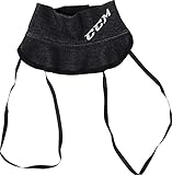 CCM PRO Neck Guard Senior Schnittfest, Farbe:schwarz