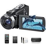 CAMWORLD Videokamera 4K 42MP Camcorder 18X Digital Zoom IR Nachtsicht Kamera Recorder für...