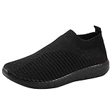 CCOOfhhc Sneaker Damen Weiss Outdoor Wasserdicht Basketball Stoffschuhe Stoff Walking...