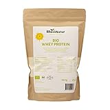 RheinNatur Bio Whey Protein-Pulver 900 g - Geschmacksneutrales Eiweißpulver ohne...