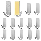 Faburo Klebehaken Set, 12 Stück Haken Selbstklebend, Klebehaken Extra Stark...