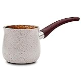 NAVA Schmelztiegel | 430 ML | Türkische Kaffeekanne mit Granitbeschichtung für...
