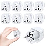 Fiotha Universal Reiseadapter Stecker, UK/USA/China auf EU Reiseadapter, Universal Travel...