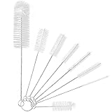 Birswoil Kleine Reinigungsbürste Set, 8 Stück Nylon Milchschlauchbürste für...