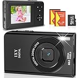 Digitalkamera, 68MP 4K Fotokamera mit Autofokus 16X Digitalzoom Fotoapparat, 2.4' LCD...
