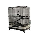 MyPets - Nager Käfig Big CAGE XL 110x75x50 cm mit Schublade für leichtes Reinigen -...