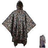 BALIGO 3-in-1 Mehrzweck Regenponcho Wasserdicht, Leicht & Schnell Trocknend,...