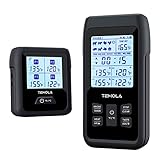 Grillthermometer kabellos Fleischthermometer, TM40 Bratenthermometer mit 4...