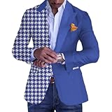 ZEMALON Blazer Herren Business Arbeits Casual Longsleeve Anzug Herren Jugend Klassisch...