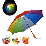 FARE Stockschirm 4Kids Skylight (regenbogen) - Kinder-Regenschirm in fröhlichem...