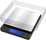 500g/0,01g Taschenwaage -Ascher Digitale Taschenwaage, mit beleuchteter...