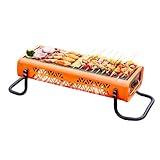 PQPQLI Tragbar Haushaltsgrill, Tisch-Campinggrill Outdoor BBQ Grills Mit Schublade...