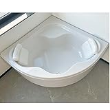 ECOLAM® Badewanne Eckwanne Eckbadewanne Acrylwanne SELMA 140 x 140 cm +...