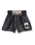 Venum Herren Classic Muay Thaibox Shorts, Schwarz/Gold, L EU