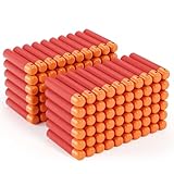 Mega Darts Pfeile, 120 Schaum Dart Munition, Bulk Rote Dart Zubehör Kompatibel mit Nerf...