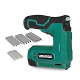 VONROC Akku Tacker & Nagelpistole - 2in1 Tacker für Holz, 4V Akku Nagler - Inkl. 900...