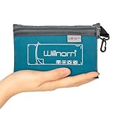 WILLNORN Hüttenschlafsack, Schlafsack kleines packmaß nur 280 g aus neuartiger...