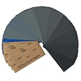 Schleifpapier Set, Nass und Trocken Sandpapier 23 x 9 cm, Körnung 400 600 800 1000 1200...