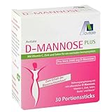 Avitale D-Mannose Plus 2000 mg Stick mit Niacin und Biotin zur Förderung der...
