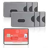 WallTrust RFID NFC Blocker Hartplastik Schutzhülle – Kartenschutzhülle für...