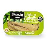 Dumon - 16 Einheiten à 115 g Makrelenfilets in Olivenöl, exklusives...