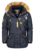Geographical Norway Herren Winter-Jacke Parka Agaros mit großer...