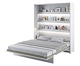 Schrankbett Bed Concept, Wandklappbett mit Lattenrost, V-Bett, Wandbett...