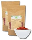 Goji Beeren getrocknet 1000g (2 * 500g) von der Grünen Essenz - die Goji-Beeren...