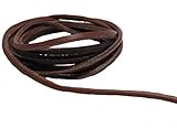 AW-Collection Lederriemen Lederschnüre Lederband Rindleder 2 m schwarz braun...
