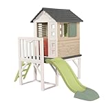 Smoby Life - Stelzenhaus (150x160x197x243 cm) mit mind. 60% Recycling Anteil - Spielhaus...