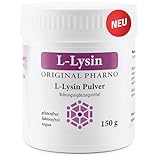 L-Lysin Pulver 150 g – 100% pures Lysin, essenzielle Aminosäure, hochdosiert, vegan,...