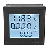 Multimeter Amperemeter Mini Voltmeter DC 6‑200V Volt Monitor mit Alarmfunktion...