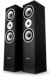 Bennett & Ross Radiant 3-Wege HiFi Standlautsprecher Paar (350W RMS, 6,5' Tieftöner, 6,5'...
