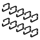 kwmobile 10x D-Ring Kabelführungsbügel Serverschrank - 4,4 x 6 x 4,5cm -...