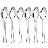 HaWare Esslöffel, Edelstahl Löffel 6er Set, 20,5cm Suppenlöffel Tafellöffel, Elegantes...