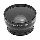 Hohes Weitwinkel Makroobjektiv 58 Mm 0 45-Fach Mehrschichtig Beschichtetes...