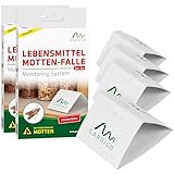 Gardigo® Mottenfalle Lebensmittel 4 Stück I Mottenschutz geeignet für Küche...