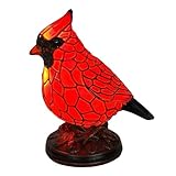 Renchey Vogel Tischlampe, Kunstharz Dekorative Beleuchtete Dekoration, USB Stecker...
