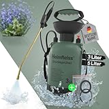 Heimfleiss® Drucksprüher 3L | Sprühflasche Pflanzen 3 Liter |...