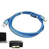USB-Druckerkabel, USB 2.0 A-Stecker auf B-Stecker Scannerkabel, 1,5 m...