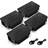 4X Ratten Köderbox I sicher für Kind und Tier I effektive Köderboxen für Rattengift I...