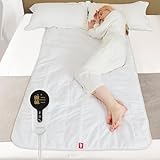 Comfytemp Wärmeunterbett mit Abschaltautomatik 80x165cm,12 Temperatur Zwei...